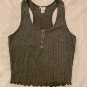 women’s, cross back, cropped tank top